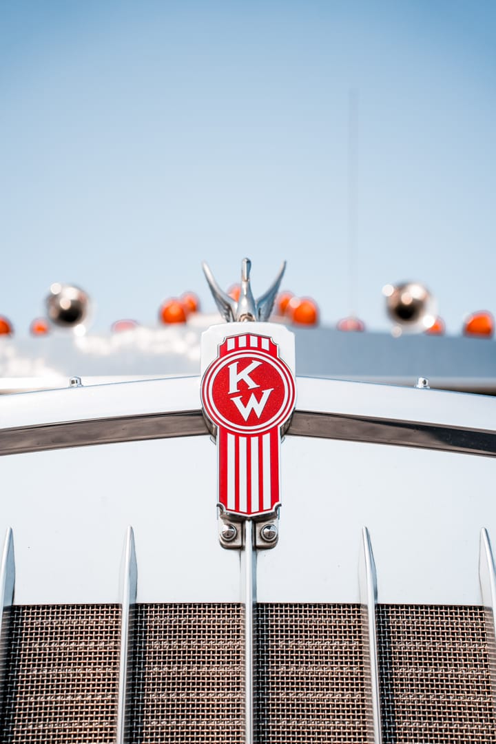 Closeup of Front of KW Ontour Truck